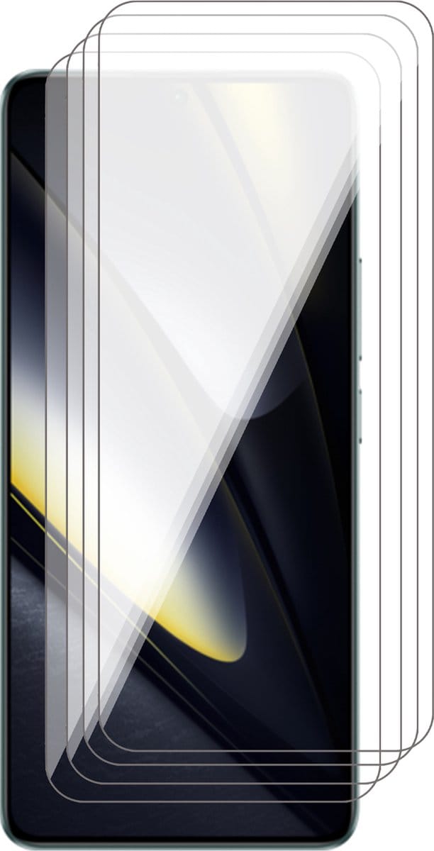 Screenprotector geschikt voor Poco F6 - 4x Glas Screen Protector