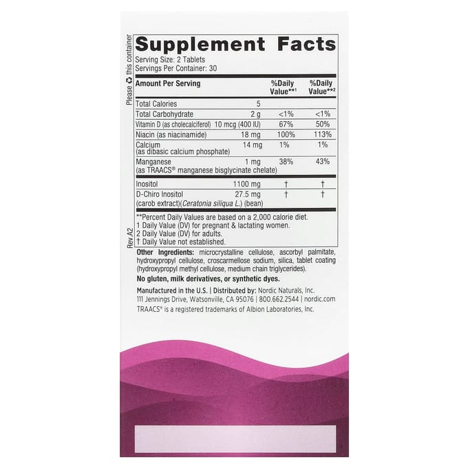Nordic Naturals, Ondersteuning van de voortplanting, 60 tabletten