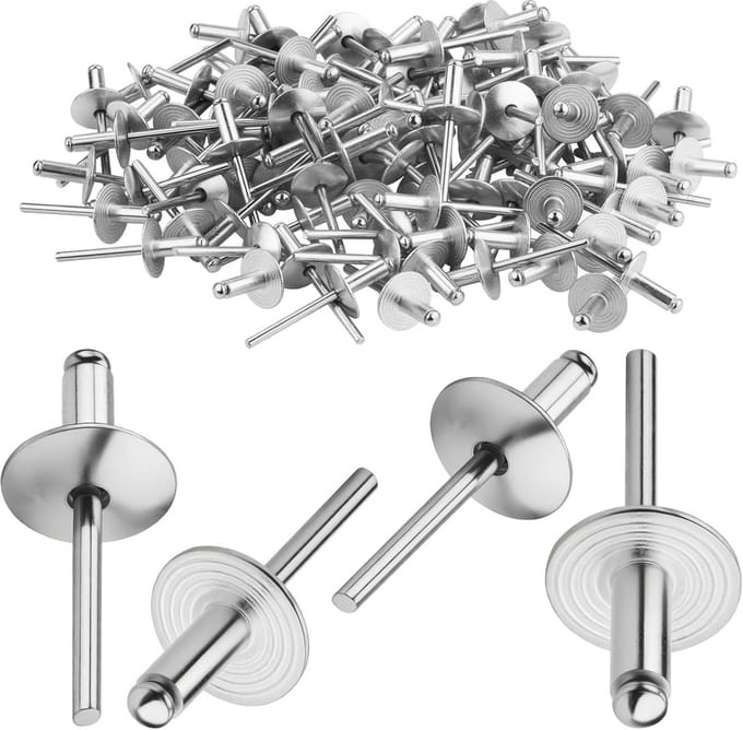Grote Flens Popnagels 4,8x25 mm Aluminium Klinknagels 120 Stuks
