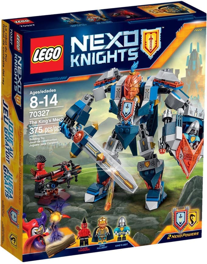 LEGO NEXO KNIGHTS The King's Mech, Bouwpakket, 8 jaar, 375 stuk(s)