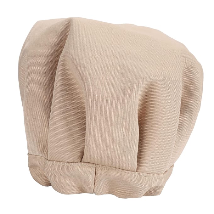 Castor Oil Hat Pack Herbruikbare anti-lek elastische castoroliehoed voor beschadigd haar Khaki beige