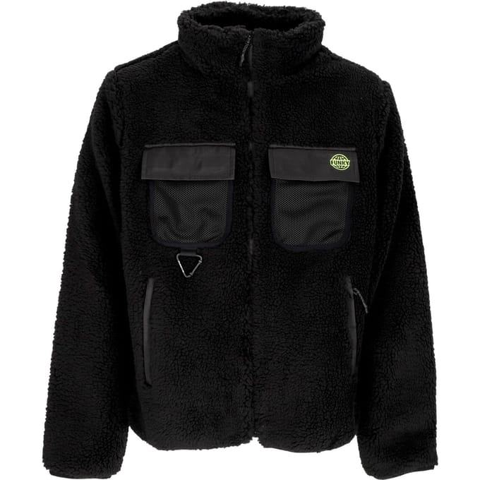Bear Man Grog Sherpa Jas zwart