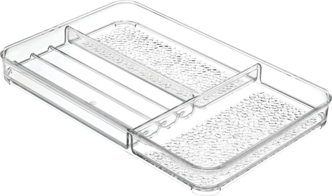 iDesign - Rain Finishing Tray Med - Kunststof - Transparant