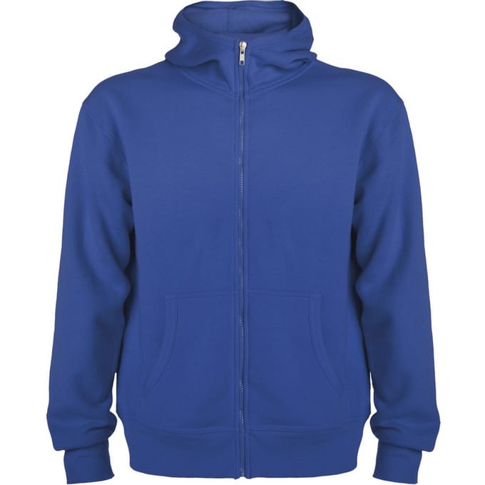 Roly Heren Montblanc Full Zip Hoodie (Koningsblauw)