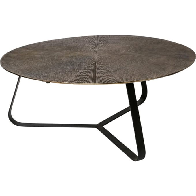 PTMD - Salontafel Kae - Zwart - 79x79x32cm