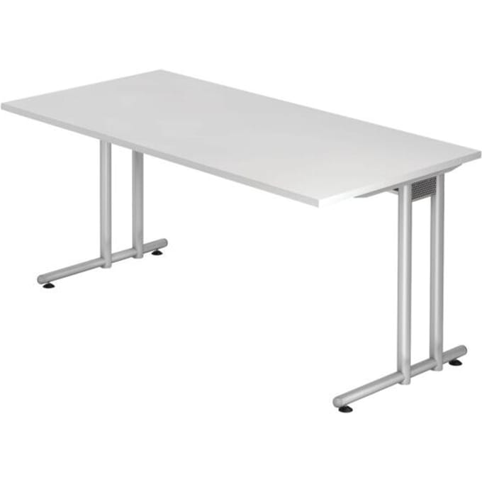 NANO 16 S | Bureau - 160 x 80 Wit/Zilver