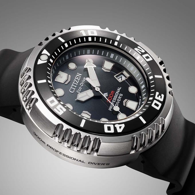 Citizen Promaster Dive BN1024-01E Horloge - Rubber - Zwart - Ø 46 mm