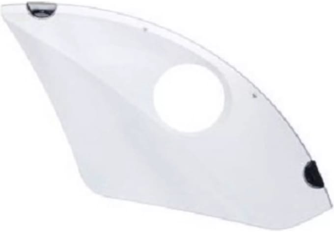 Hesling Jasbeschermers - eigentijds ontwerp - duurzaam - eenvoudig te monteren - transparant - 28 inch