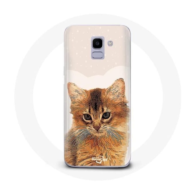 Case voor Samsung Galaxy A8 2018 Somalische kattenras