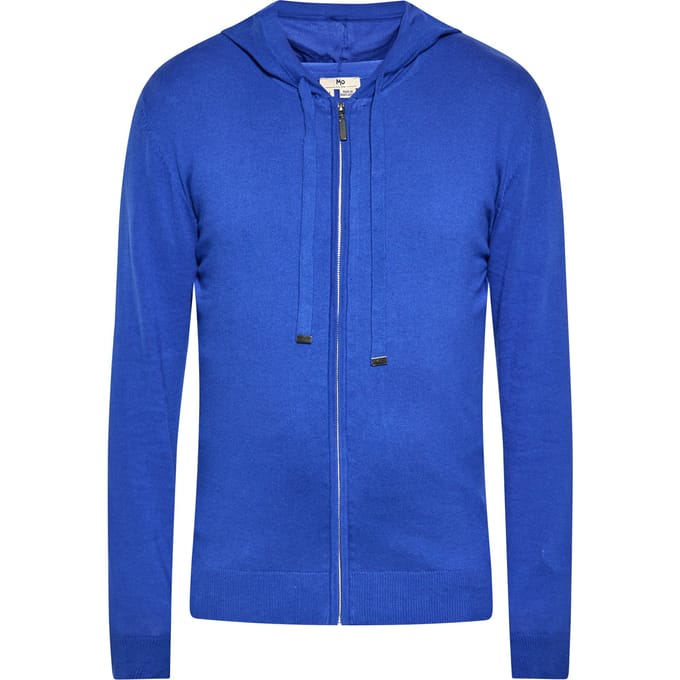 Mo Jas met capuchon Heren KONING BLAUW