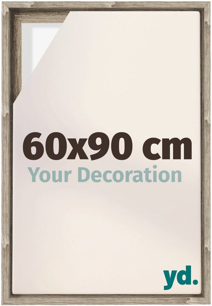 yd, Baklijst 60x90 cm Sonoma Eiken - Lijst voor Canvasdoek - MDF Lyon