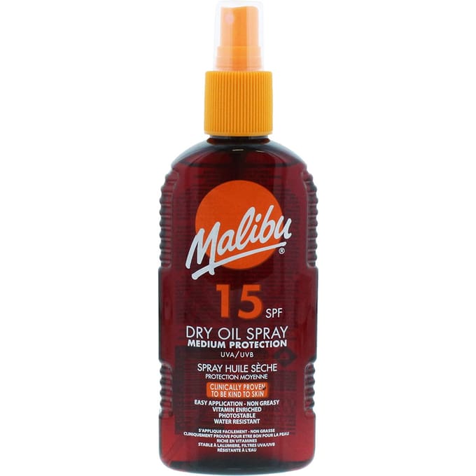 Malibu Sun - SPF15 Dry Oil Spray - 200 ml