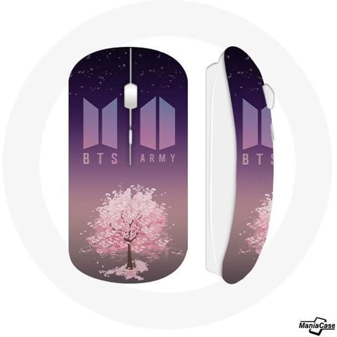 Souris Sans Fil Bangtan Sonyeondan Logo BTS Et Logo ARMY