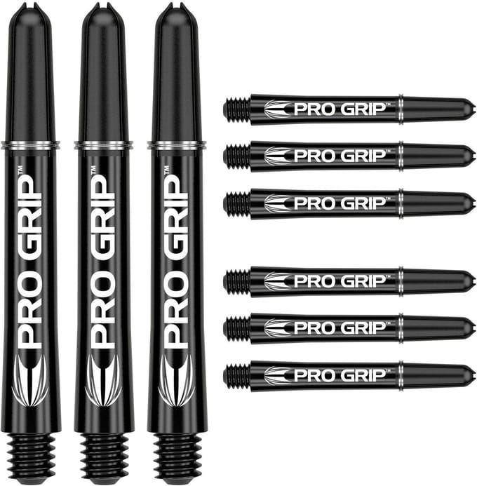 Target Pro Grip 3 Set Black - Dart Shafts