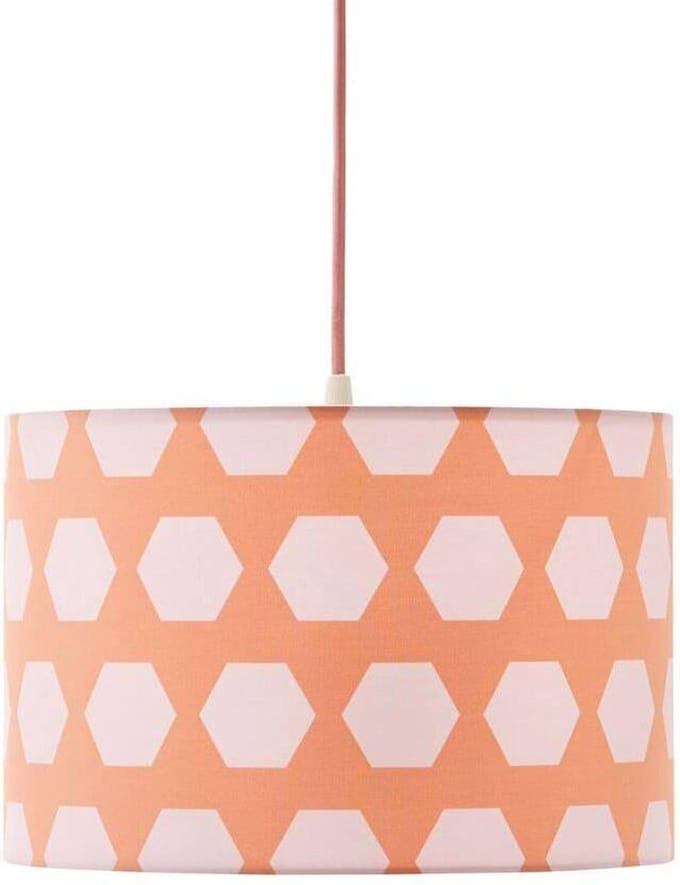 Kid's Concept Hanglamp Hexagon Abrikoos