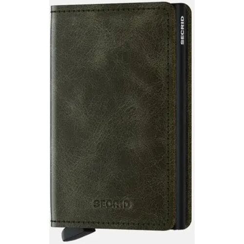 Secrid Slimwallet pasjeshouder olive black