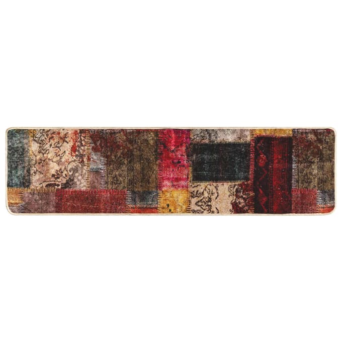 vidaXL - Tapijt - Runner - MARSA - Meerkleurig - 80 - x - 350 - cm - Polyester - en - PVC