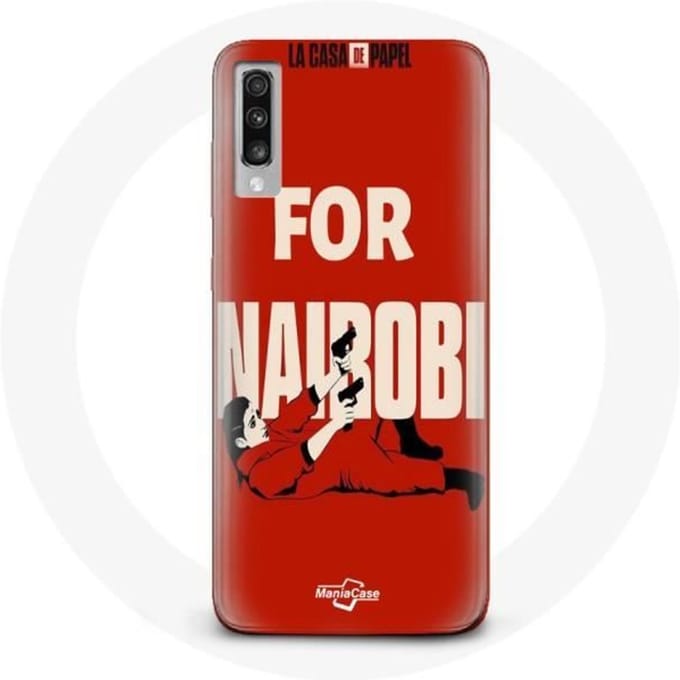 Coque - La casa de papel - Samsung Galaxy A70 - Souple - Rouge - Protection