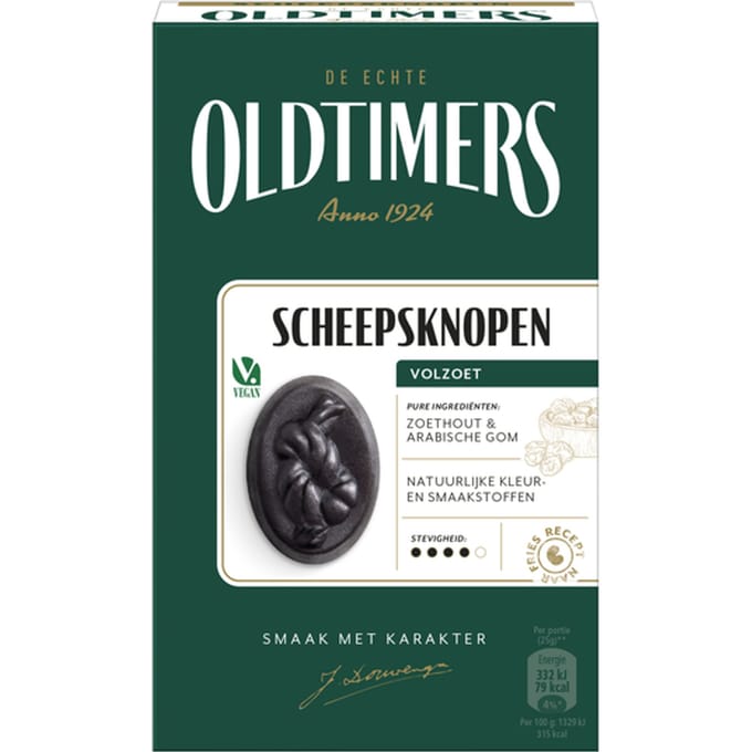 Drop Oldtimers scheepsknopen doos 235gr