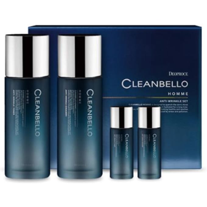 Deoproce Cleanbello Homme Anti-Rimpel 2 Stuks Set black