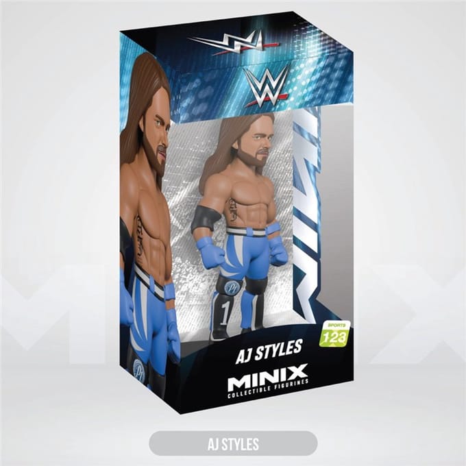 WWE - AJ Styles - Beeldje Minix 12cm