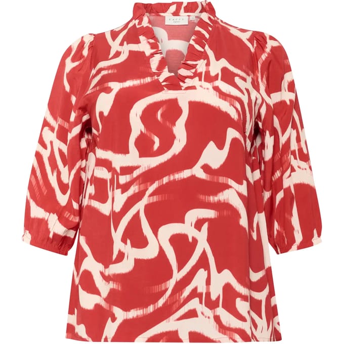Vrouwenblouse KAFFE Curve Maren Frill
