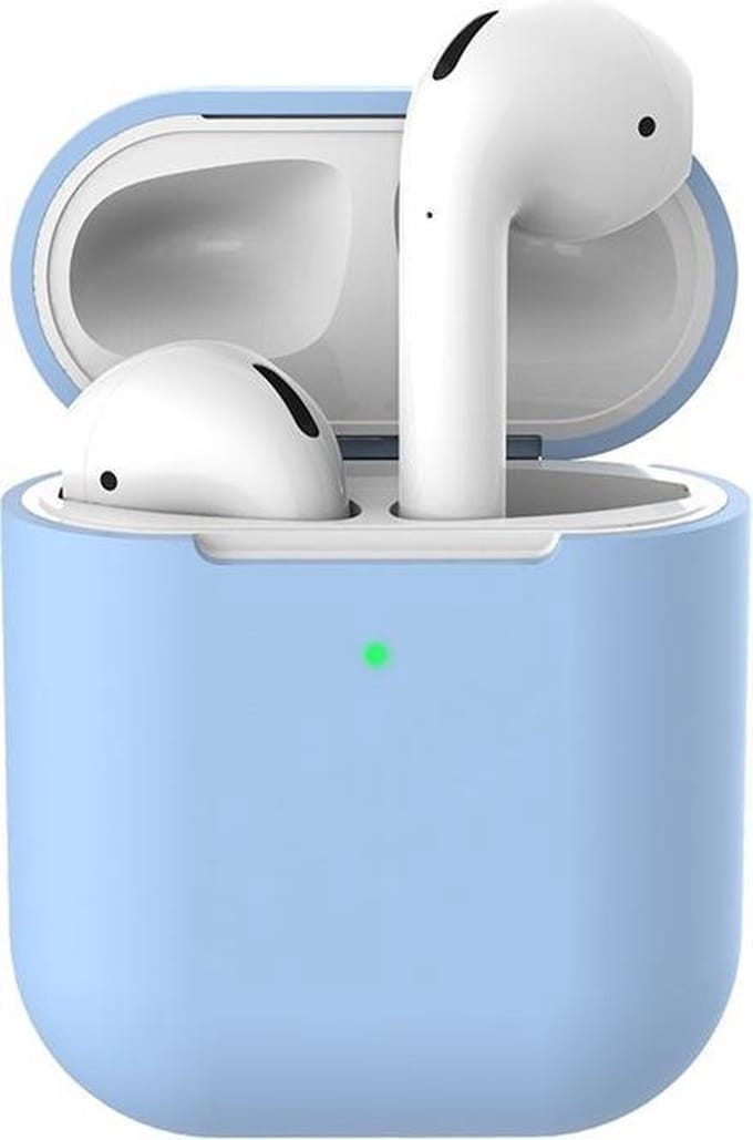 Siliconen case | geschikt voor airpods | pastel blauw
