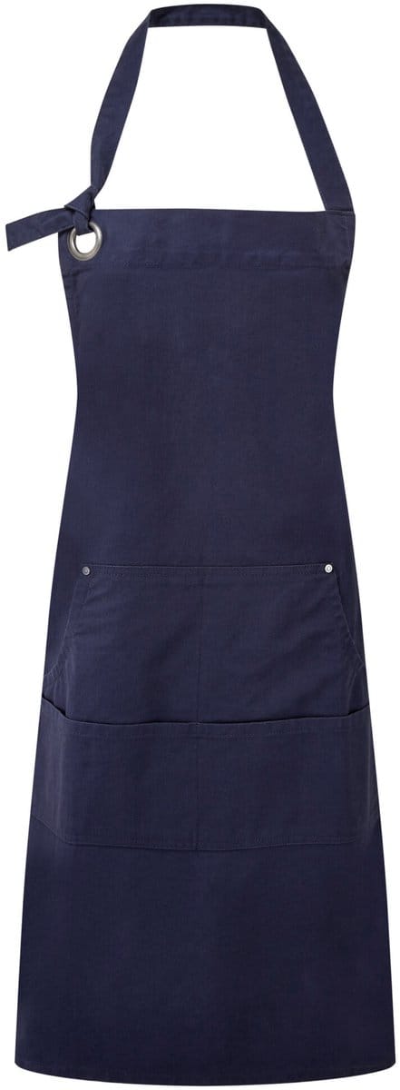 Schort/Tuniek/Werkblouse Unisex One Size Premier Navy 100% Katoen