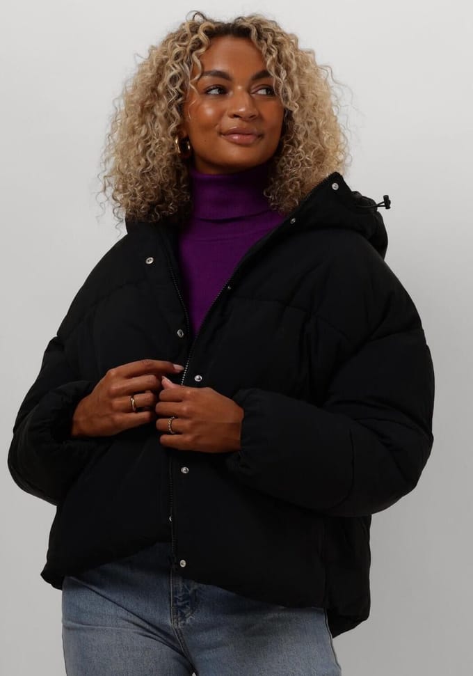 Notre-V Nv-eef Jassen Dames - Winterjas - Zwart - Maat L