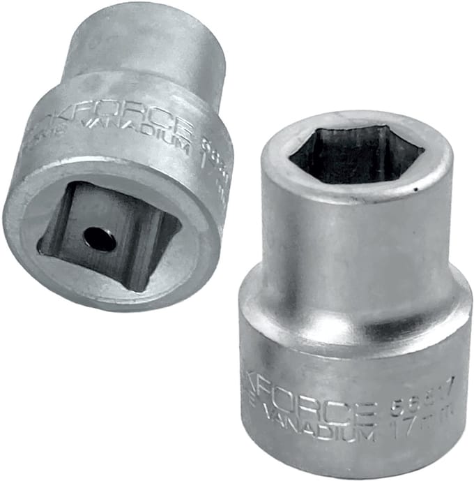 Rockforce RF-56517 - Zeskantige Dopsleutel - 3/4" - 17 mm - Cr-V Staal
