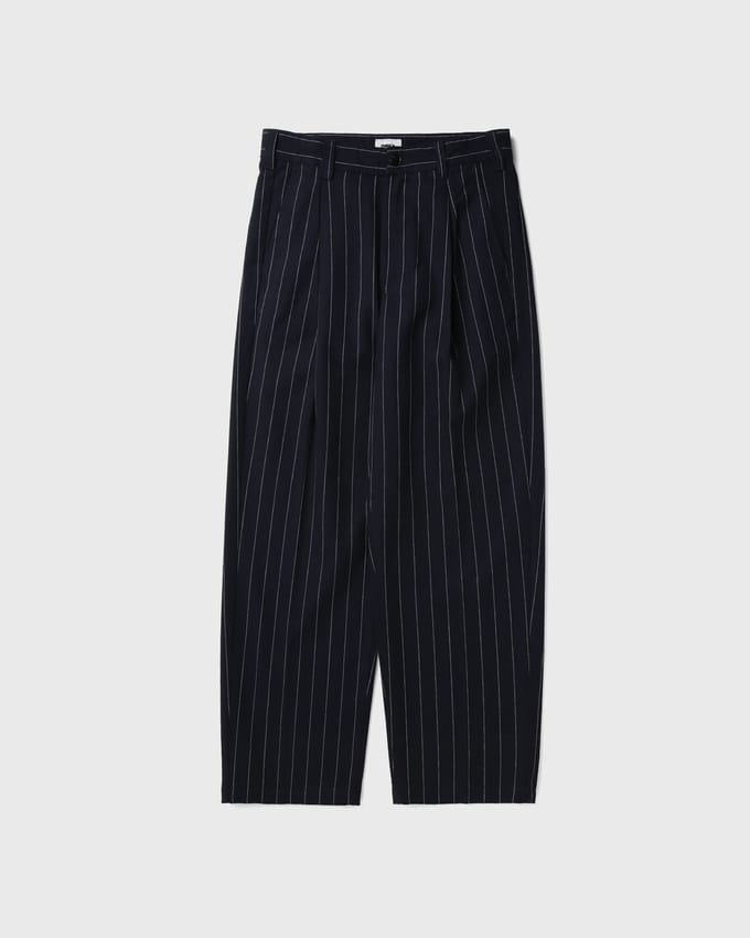 DEAN STRIPE PLEATED PANT