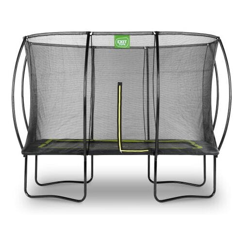EXIT Silhouette Trampoline 214x305cm - Op Poten - Rechthoekig - Trampoline Buiten - Voor Kinderen - Zwart