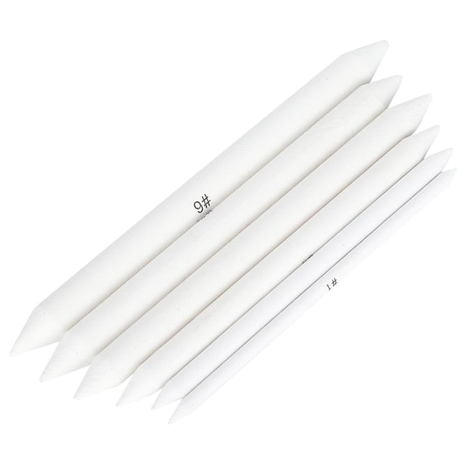 6 stuks Art Blender Papier Teken Gereedschap Student Kunstenaar Schets Shaders Papier Teken Blender white