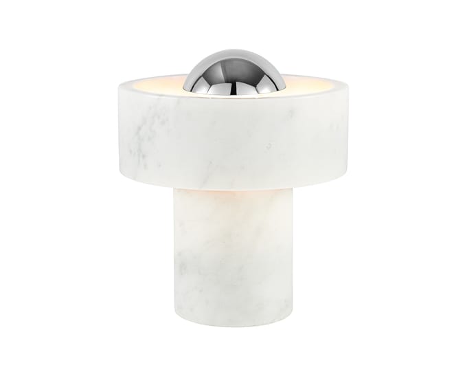 Tom Dixon Stone Draagbare batterijlamp - zilver