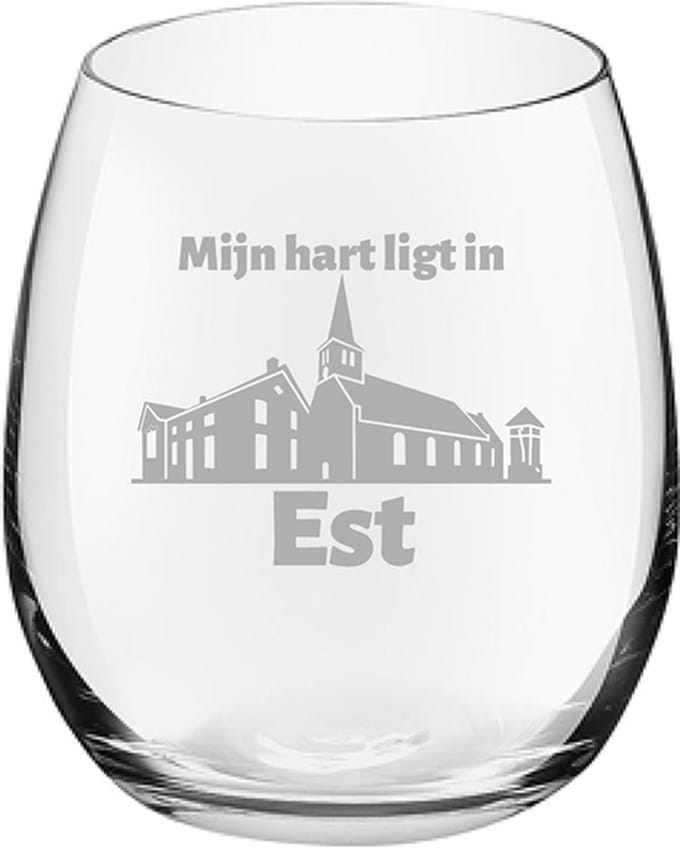 Gegraveerde Drinkglas 39cl Est
