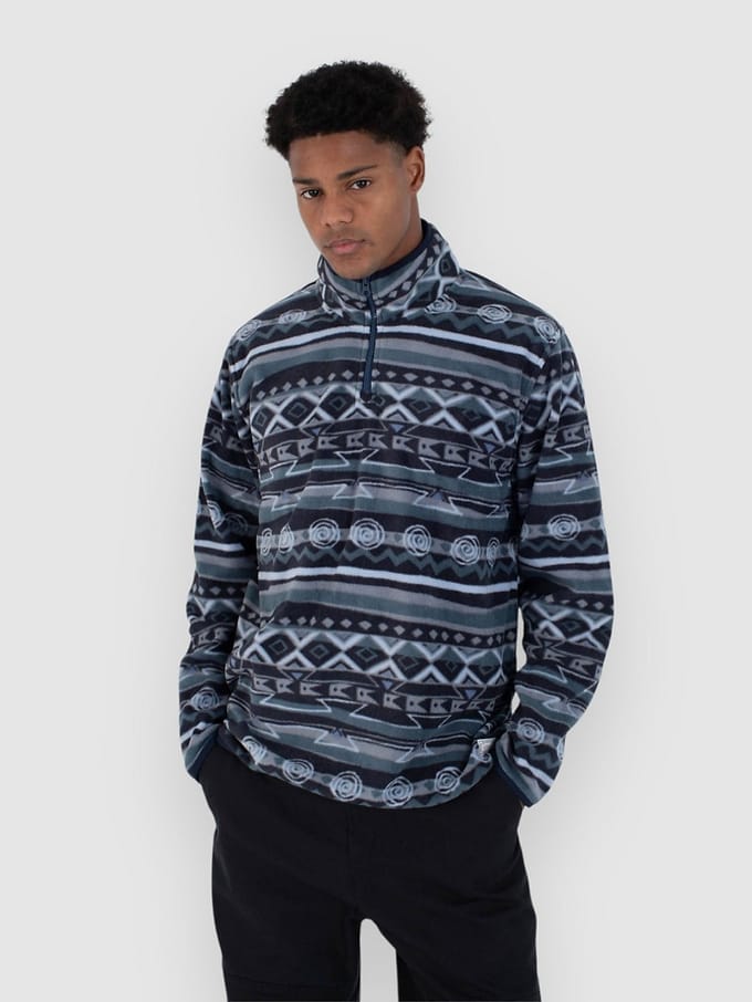 Hurley Mesa Windchill 1/4 Half-Zip Sweater blauw