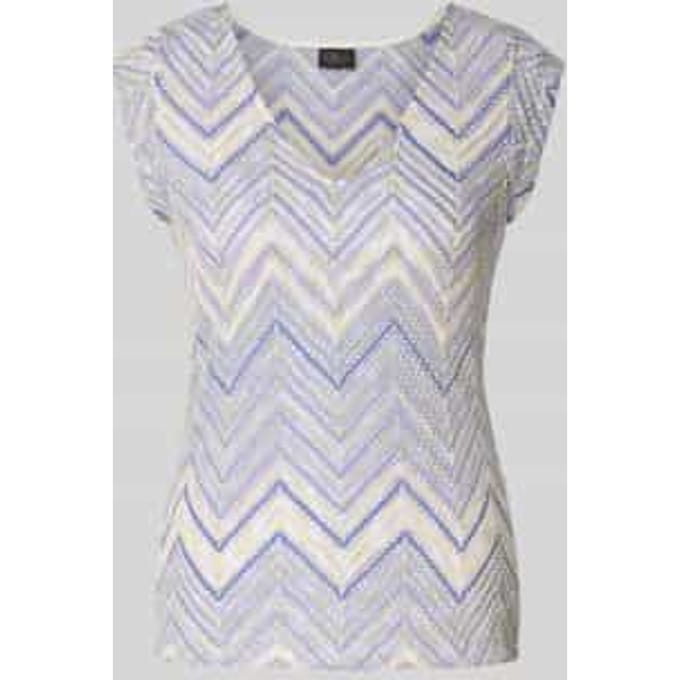 Regular fit T-shirt met V-hals