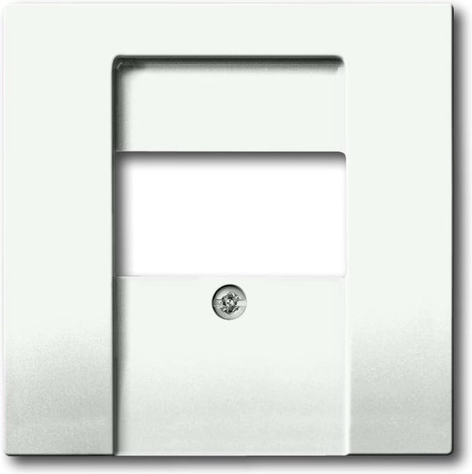 Busch Jaeger Future Linear afdekplaat multimedia MAT studiowit 1766-884
