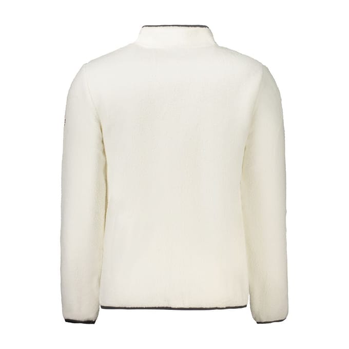 Noorwegen 1963 Witte Polyester Heren Sweatshirt