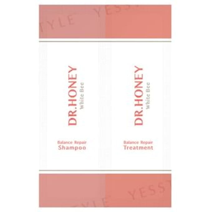 H2O - DR.HONEY White Bee Balance Repair Shampoo & Trearment Sachet Set 10ml+10g