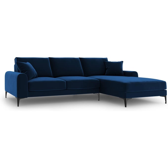 4.5-zitshoekbank Madara rechts velvet | Mazzini Sofas