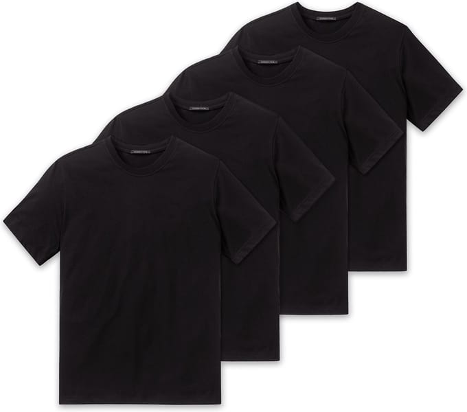 SCHIESSER T-shirt American T-Shirt Verpakking van 4