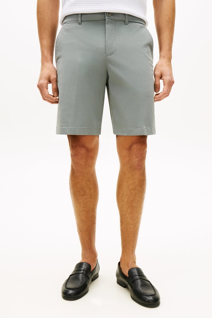 Tommy Hilfiger Half Ewb Harlem Shorts Hydrogen Grey Größe: W36 | Kurze Sporthosen Outlet | Herren | Grau