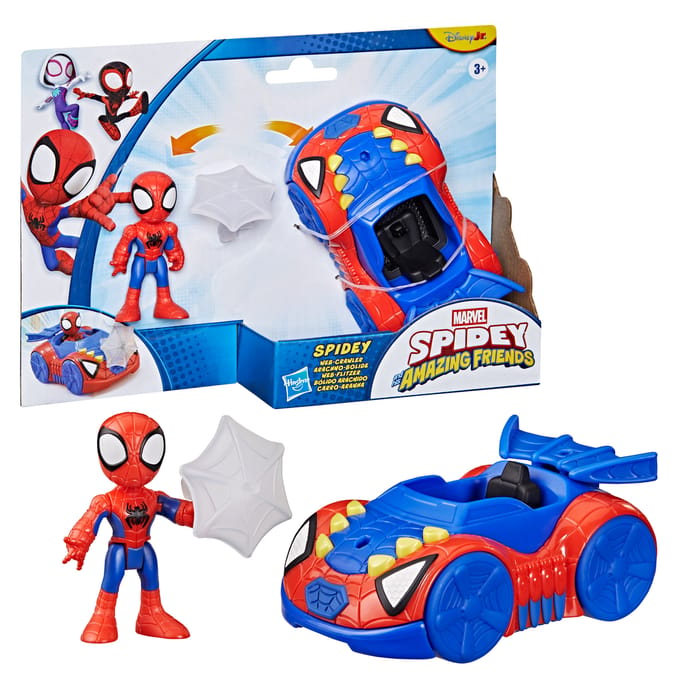Spidey and friends Spidey 3in core vehicle assorti