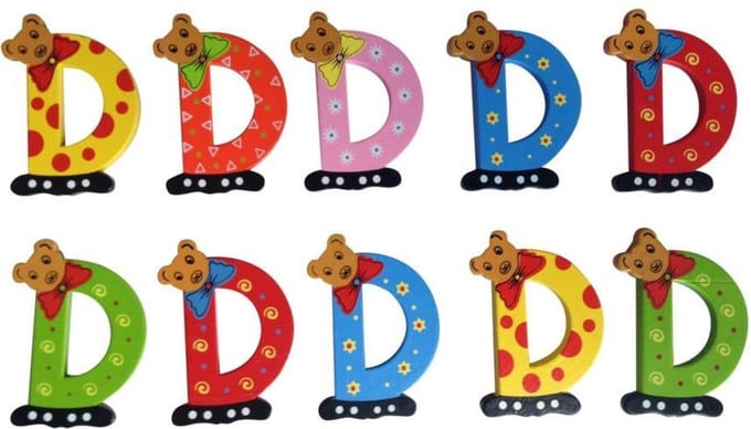 Kleine beren plakletter D (5cm)