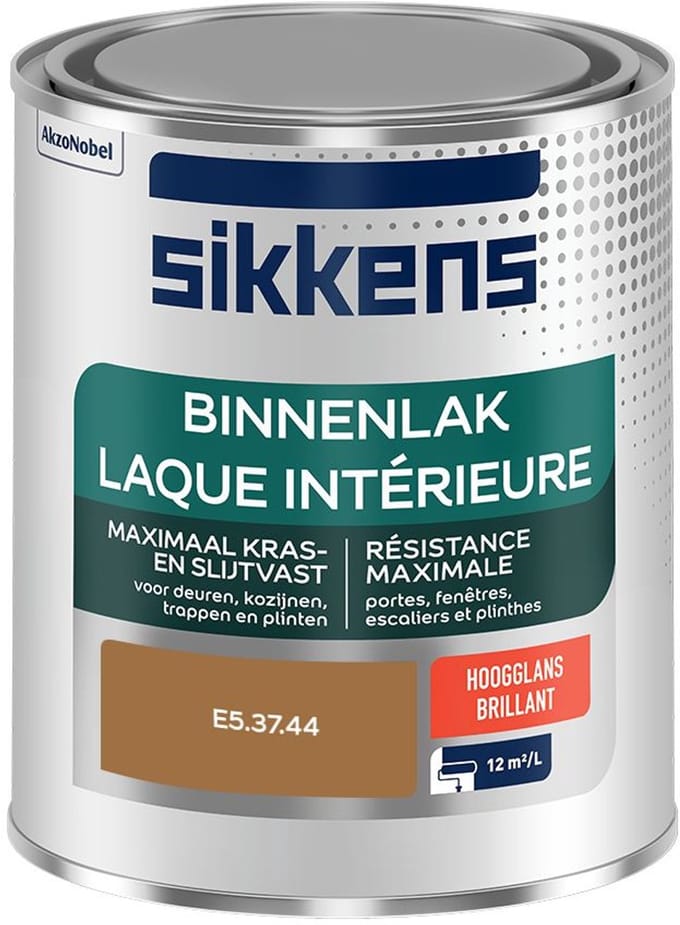 Sikkens - Binnenlak Hoogglans - E5.37.44 - Mengverf - 750 Ml