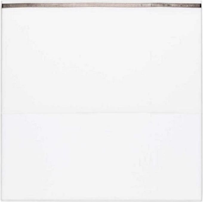 Briljant Baby Wieg Laken met Bies - 75x100 - Grijs - 2 Pack
