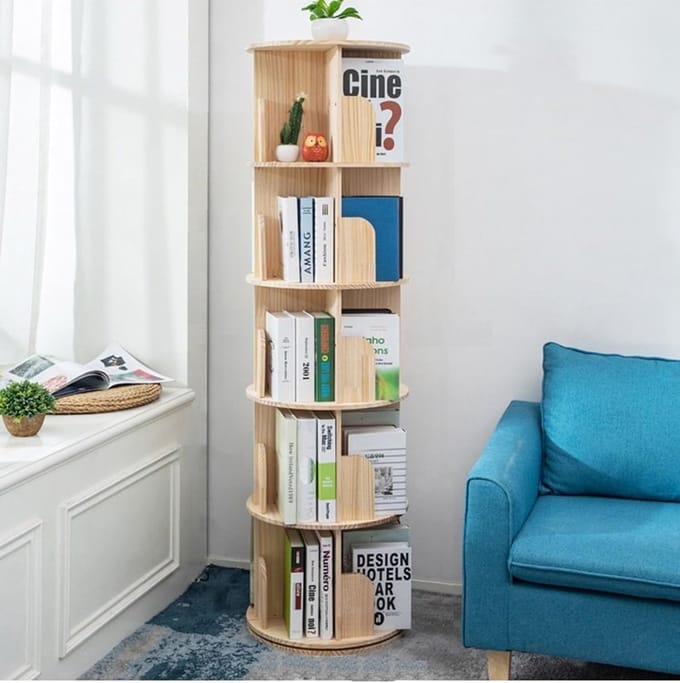 Luxe Boekenkast – 44x44x155 cm – Industrohome