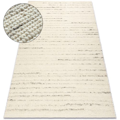 Kleden Rugsx NEPAL 2100 wit / naturel grijs tapijt 60x100 cm