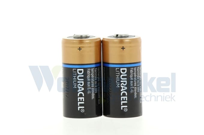 Duracell lithium cr123a batterij 2 stk